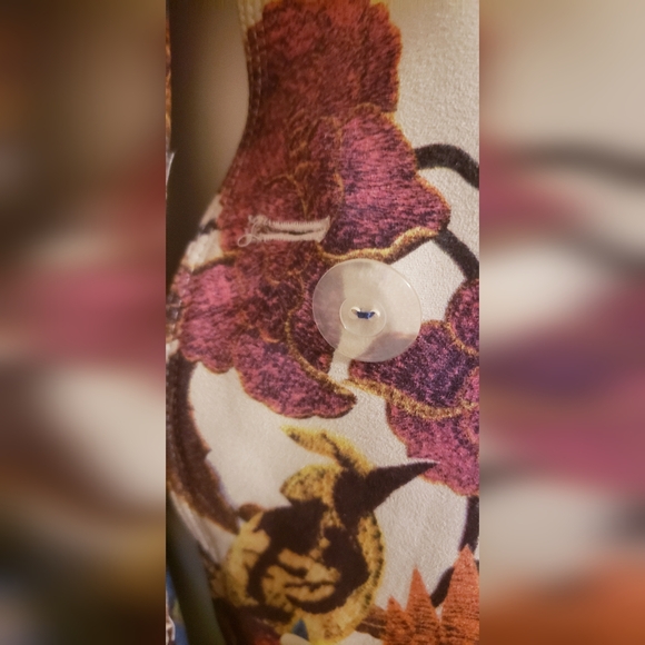 Super rare JAYLEY Collection Peacock & Butterfly Coat Jacket ButtonUp w/Belt - Picture 5 of 8